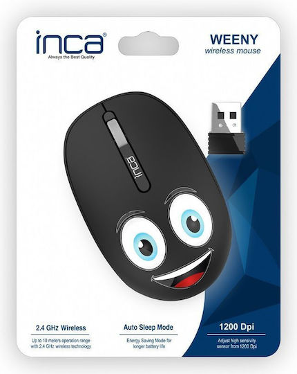 Inca Weeny Wireless Mouse Black