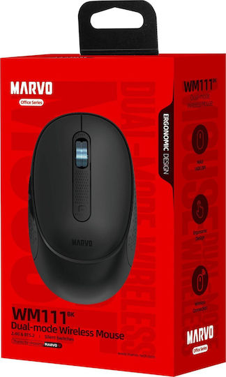 Marvo WM111 Wireless Bluetooth Mouse Black