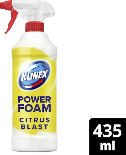 Klinex Power-Schaum Badezimmer-Reinigungsschaum Citrus 435ml