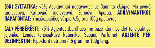 Thick Bleach with Scent Lemon 1.25lt
