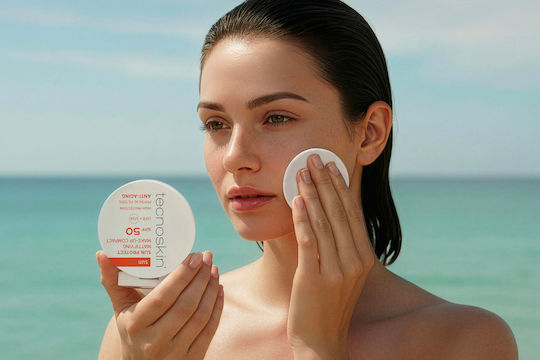 Tecnoskin Sun Protect Mineral Gesichts Sonnencreme SPF50 mit Gefärbt Mittel 10gr