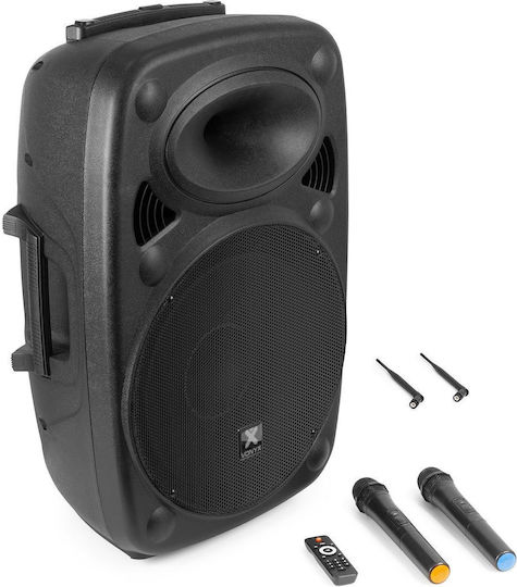 Vonyx Karaoke Lautsprecher mit Kabellosen Mikrofonen Verve46 SOSPA1087 Schwarz