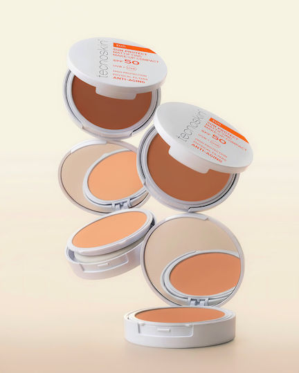 Tecnoskin Sun Protect Wasserdichtes Gesichtssonnenschutz SPF50 mit Gefärbtem Licht 10gr