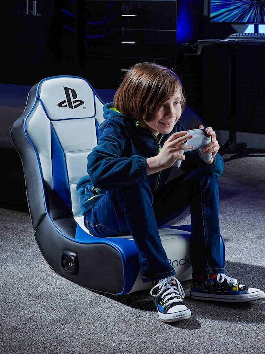 X-Rocker Playstation Geist 2.0 Καρέκλα Gaming Δερματίνης Λευκό / Μπλε