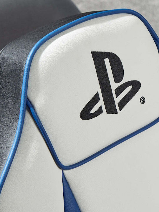 X-Rocker Playstation Geist 2.0 Καρέκλα Gaming Δερματίνης Λευκό / Μπλε