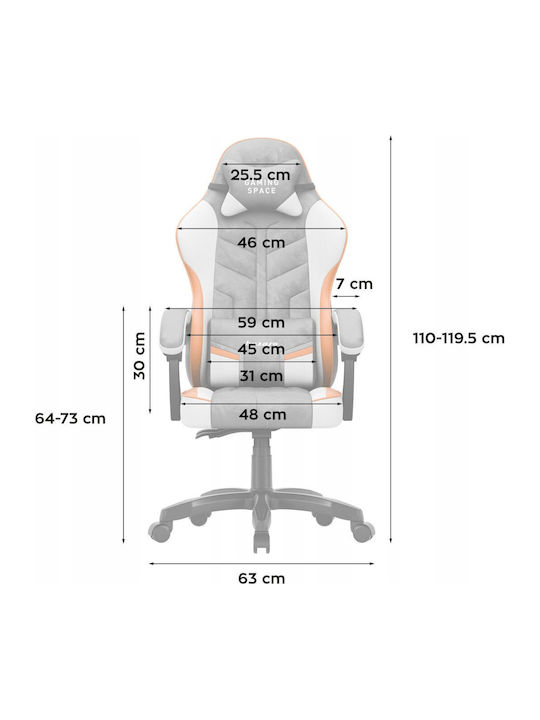 Huzaro Huzaro 2.7 Stoff Gaming Stuhl Grau