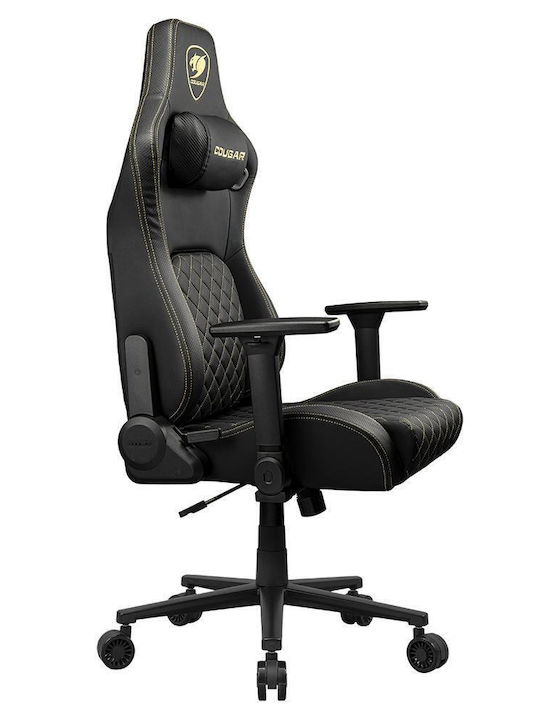 Cougar Καρέκλα Gaming με Ρυθμιζόμενα Μπράτσα Χρυσή