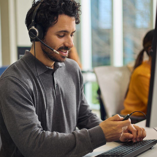 HP Poly Mission 615 On Ear Căști Multimedia cu Microfon și Conectivitate USB-A / USB-C
