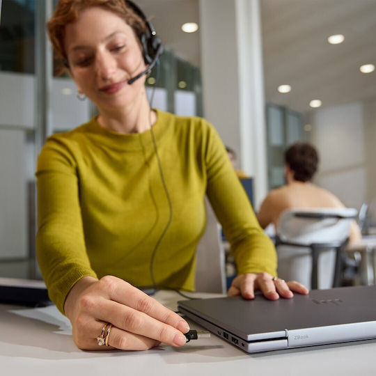 HP Poly Mission 415 Monaural On Ear Multimedia Căști cu microfon și conexiune USB-A / USB-C