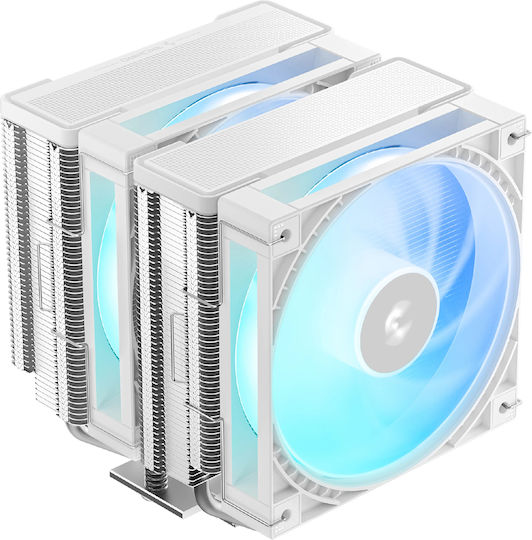 Deepcool AG620 G2 WH CPU-Kühlerlüfter mit ARGB Beleuchtung