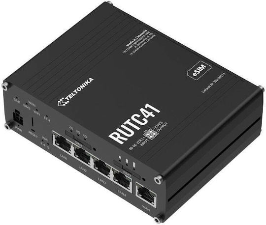 Teltonika RUTC41 Drahtloser 4G Router Wi-Fi 6 mit 5 Gigabit-Ports