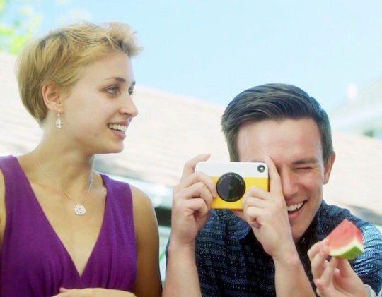 Kodak Printomatic Instant Camera Yellow
