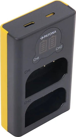 Patona Dual-Schnellladegerät Panasonic DMW-BLK22 USB