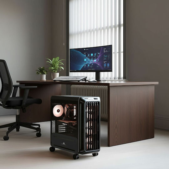 Maclean Energy Bază de Pardoseală pentru Carcasă PC cu Roti MC-851