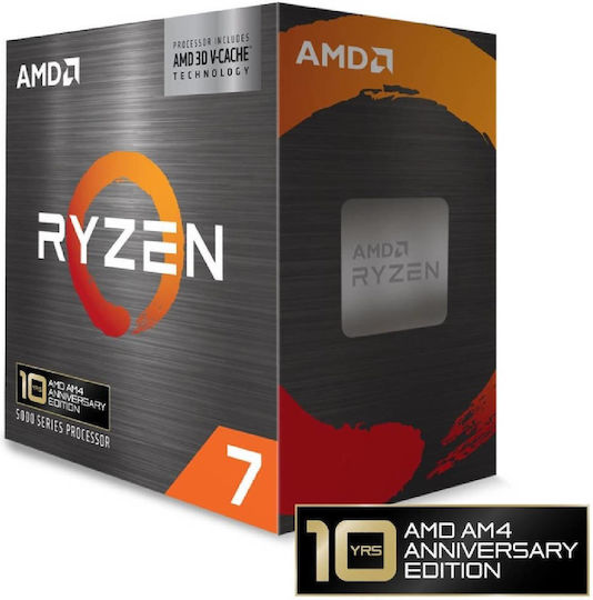 AMD Ryzen 7 5800X3D 10Years Anniversary Edition 3.4GHz Επεξεργαστής 8 Πυρήνων για Socket AM4 σε Κουτί