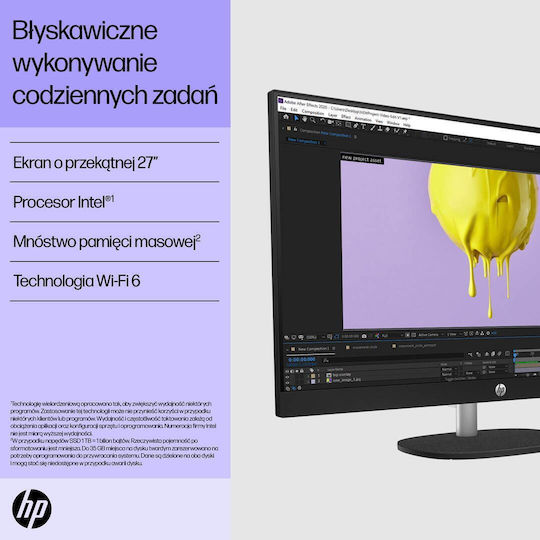 HP 27-cr0224nw 27" (Ryzen 7-7730U/16GB/512GB SSD/FHD/Fără Sistem De Operare)