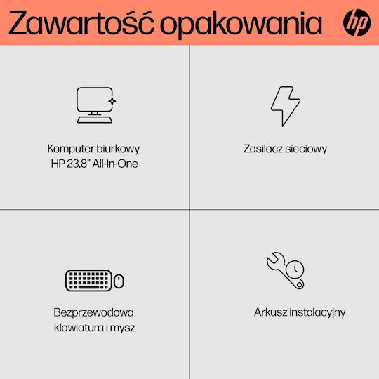 HP 24-cr0334nw 23.8" (Ryzen 7-7730U/16GB/512GB SSD/FHD/No OS)
