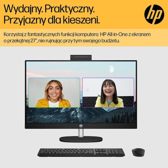 HP 27-cr0204nw 27" (Ryzen 7-7730U/16GB/512GB SSD/FHD/No OS)