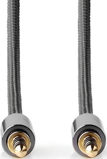 Nedis Profigold Stereo Audio Cable 3.5mm Jack Plug 3.5mm Jack Plug Cotton Gray Box 2m