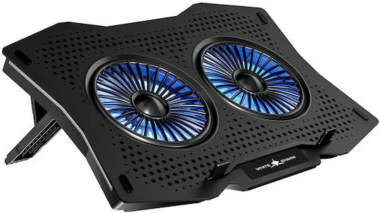 White Shark Ice Guard Cooling Pad for Laptop up to 17.3" with 2 Fans