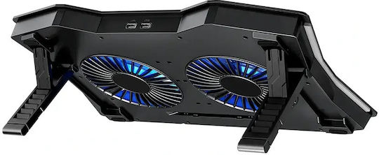 White Shark Ice Guard Cooling Pad for Laptop up to 17.3" with 2 Fans