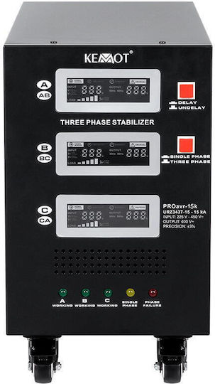 Stabilizator de Tensiune Trifazat Automat Kemot Proavr-15k
