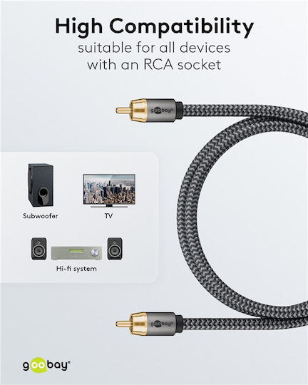 Goobay Kabel RCA-Stecker - RCA-Stecker 5m 65298
