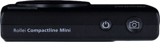 Rollei Compactline Mini Compact Φωτογραφική Μηχανή 64MP 4K UHD Μαύρη