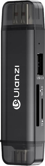 Ulanzi Кард Рийдър USB 2.0 / USB 3.2 за SD Карта
