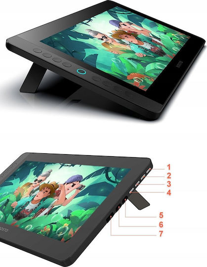 Bosto BT-12HDK Графичен таблет с дисплей 11.6" Черен