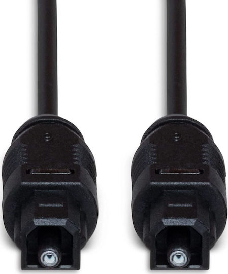 Hosa Optisches Audiokabel TOS männlich - TOS männlich Schwarz 0.9m (OPT-103)