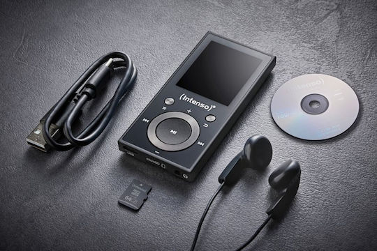 Intenso MP3 Player (64GB) with 8" LCD Screen Black 3717490