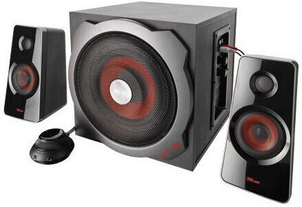Trust GXT 38 Computerlautsprecher 2.1 mit Leistung 60W in Schwarz Farbe