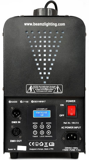 BeamZPro H2000 Mașină De Ceață 1700W și Conexiune Cu Consolă De Iluminare