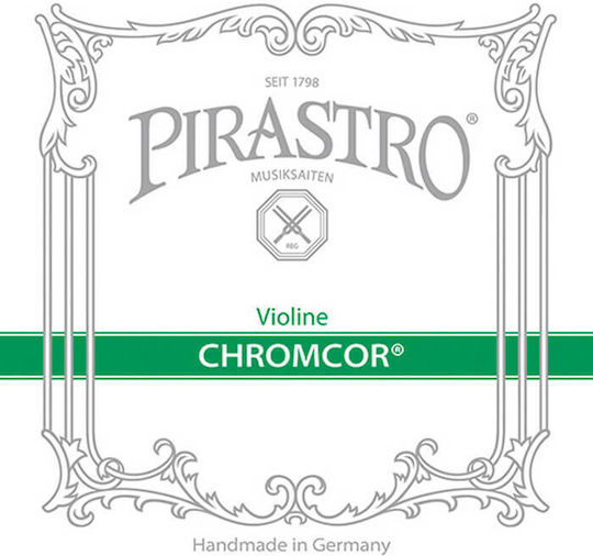 Pirastro Einzelne Chrom Saite für Geige 4/4 Chromcor E (Mi) 4/4 - E (E) 4/4