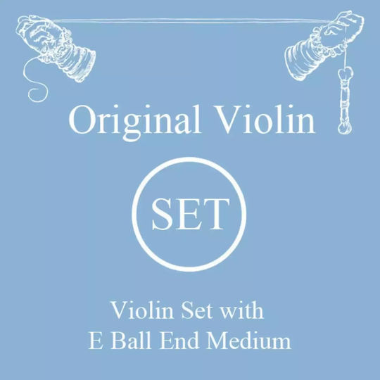 Larsen Единична Карбон Хорда за Цигулка 4/4 / 7/8 Violin Strings Medium KGL