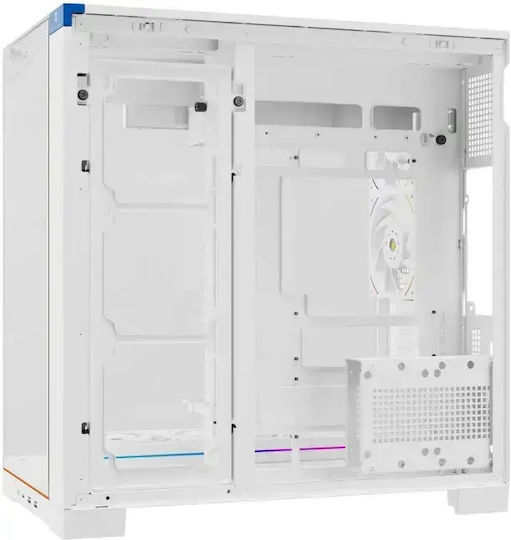 Thermalright A70 Vision ARGB Gaming Midi-Turm Computergehäuse mit Seitenfenster Weiß