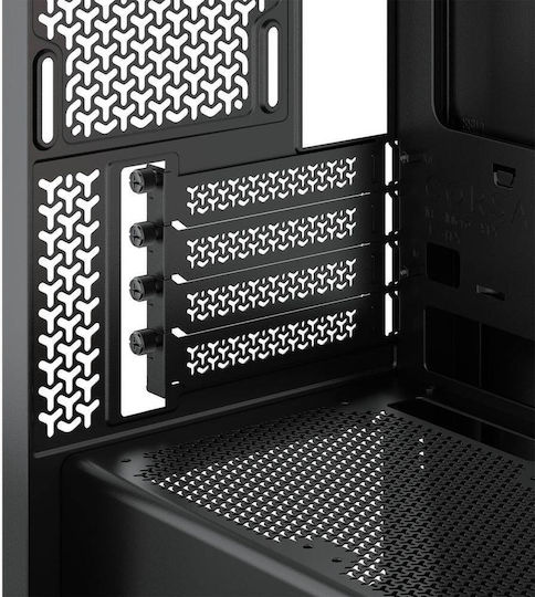 Corsair 2800X RS-R Геймърско Micro Tower Компютърно Кутия с ARGB Осветление Черно