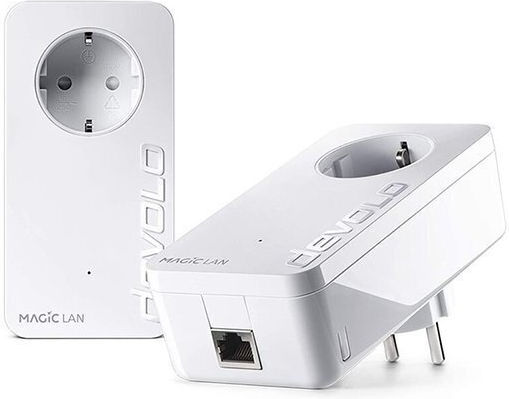 Devolo Magic 1 LAN 1-1-2 Powerline für kabelgebundene Verbindung und Anschluss Gigabit Ethernet