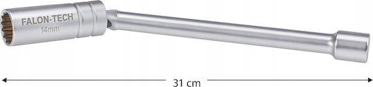 14 Mm Thin-walled Spark Plug Socket 3/8" Magnet Joint