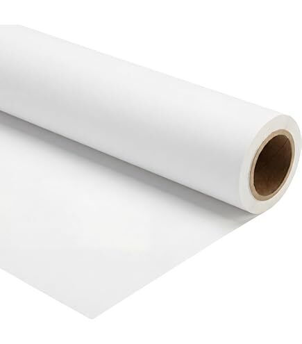 Colorama Fundal Fotografic PVC 100x130cm. Alb