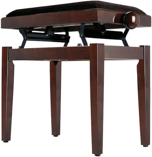 Soundsation Stool Piano Adjustable Rosewood Red L54xW23xH44.5-53.5cm