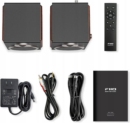 Fiio SA1 Ηχεία Studio Monitor (Ζεύγος) Καφέ