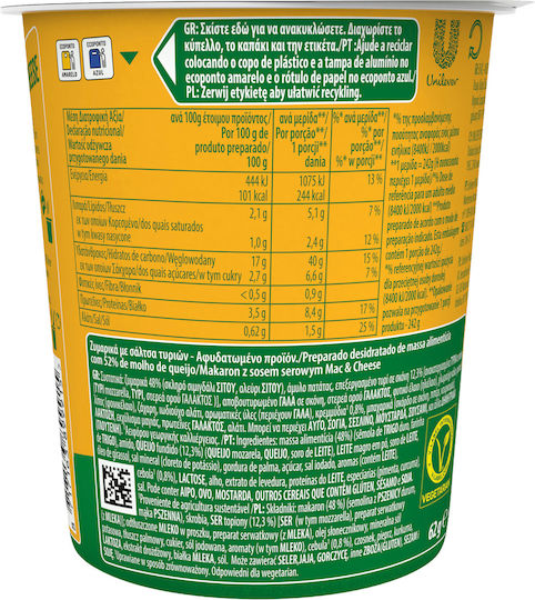 Knorr Pasta Snack Pot 62gr