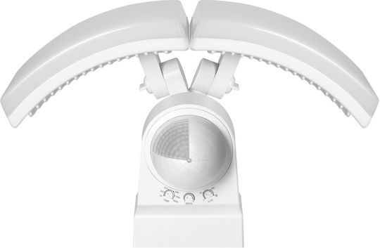 Adviti Proiector LED Etanș 20W Alb Natural 4000K cu Senzor de Mișcare IP65