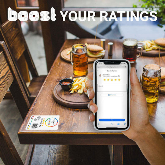 Google Review Tap Sticker Smart Tap Nfc & Qr Sofortbewertungen 3er Pack