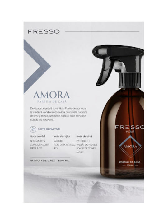 Premium Raumduft Soforteffekt Lang anhaltender Duft Fresso Home Spray Amora 500ml