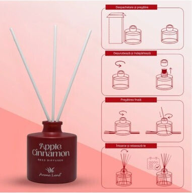 Aroma Land Odorizant De Cameră Măr Scorțișoară 100ml