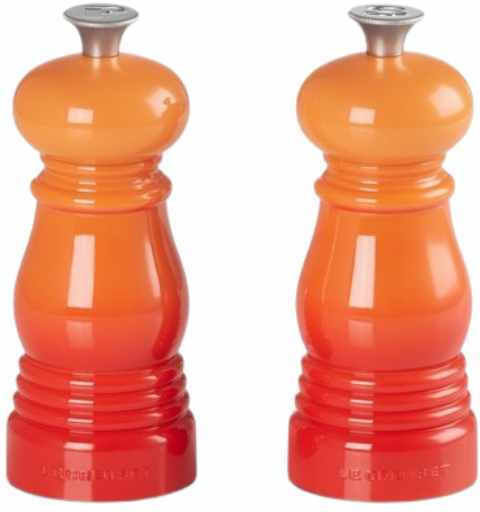 Le Creuset Σετ Χειροκίνητοι Μύλοι Μπαχαρικών Κεραμικοί σε Μαύρο Χρώμα 2τμχ