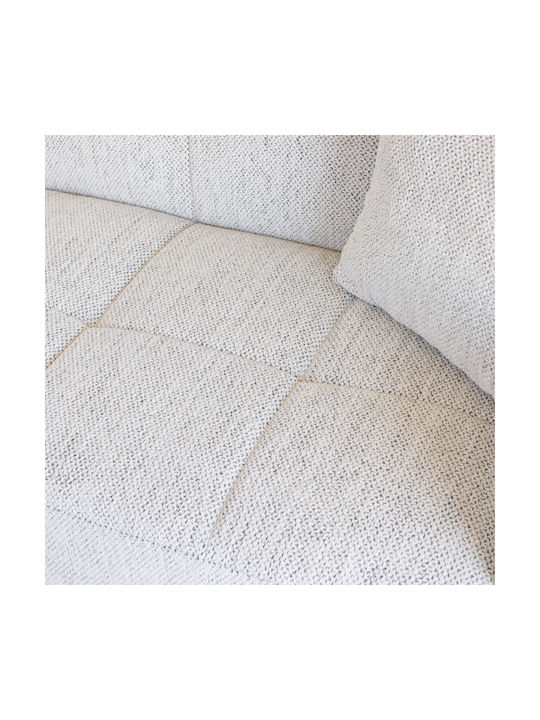 Ferren Dreisitzer Sofa Bett mit Stauraum Weiß Eis 223x85x97cm